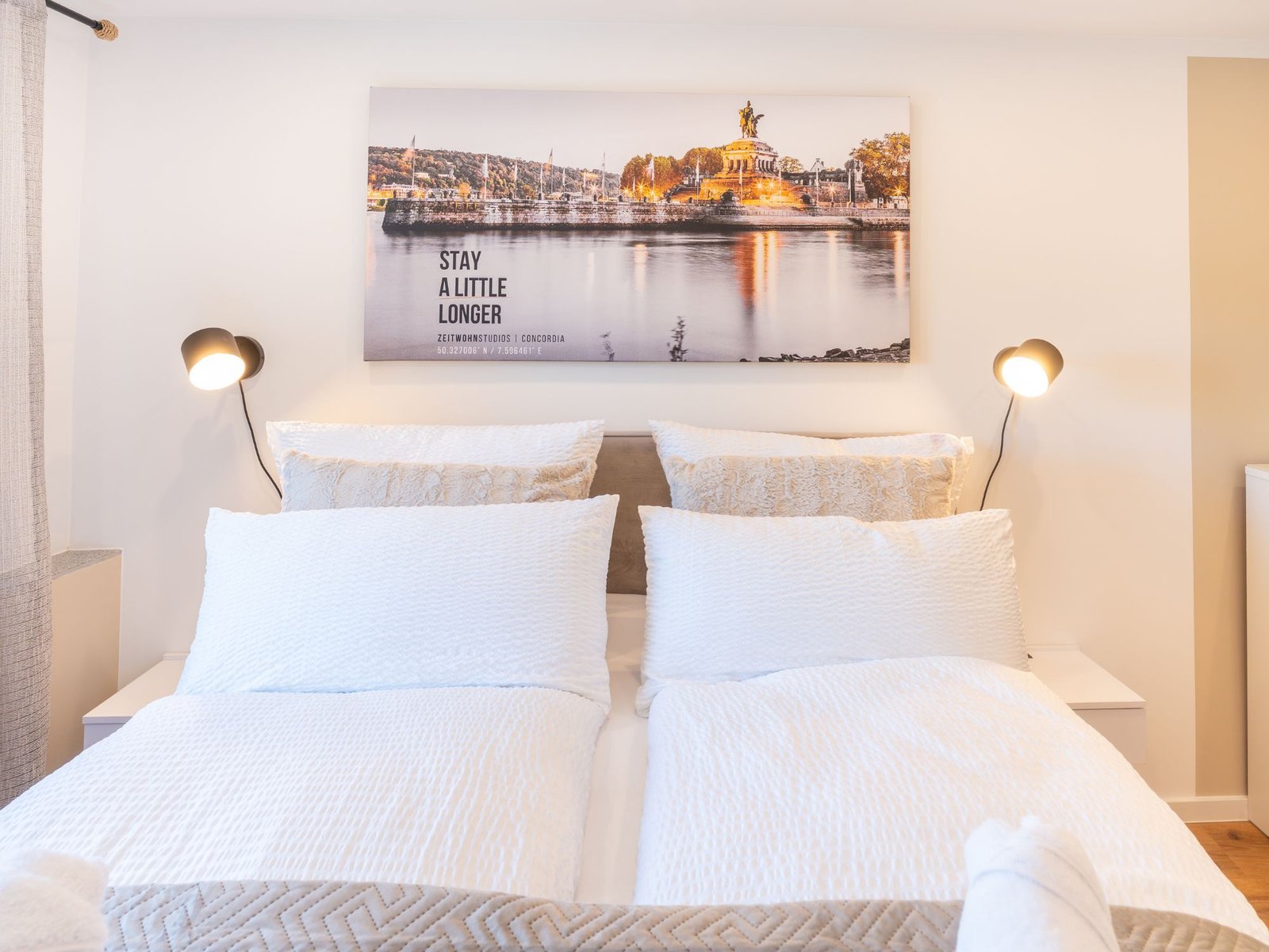 Separates Schlafzimmer im Studio Concordia